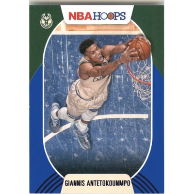 2020-21 Hoops Blue #166 Giannis Antetokounmpo