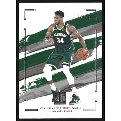2020-21 Panini Impeccable Silver #10 Giannis Antetokounmpo