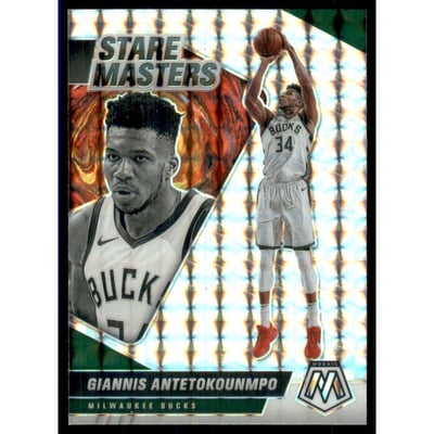 2020-21 Panini Mosaic Stare Masters Mosaic #4 Giannis Antetokounmpo