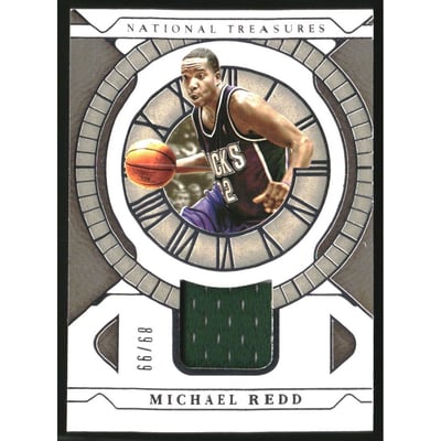 2021-22 Panini National Treasures Timeless Treasures Materials #10 Michael Redd