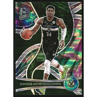 2021-22 Panini Spectra Variations Celestial #34 Giannis Antetokounmpo