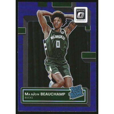 2022-23 Donruss Optic Purple #210 MarJon Beauchamp RR