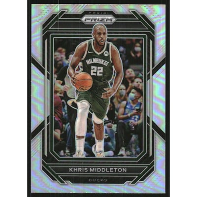 2022-23 Panini Prizm Prizms Silver #112 Khris Middleton