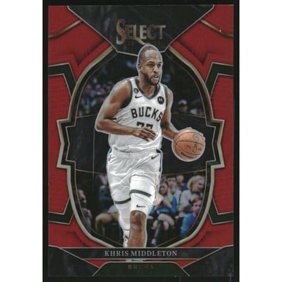 2022-23 Select Prizms Red #28 Khris Middleton