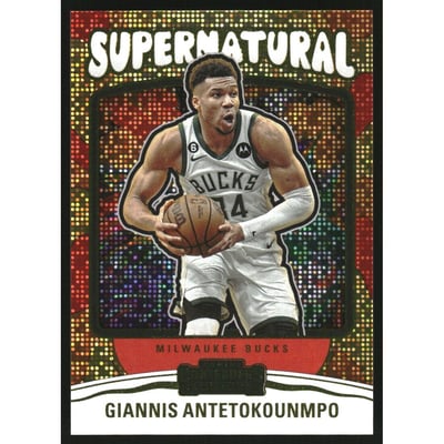 2023-24 Panini Contenders Supernatural #25 Giannis Antetokounmpo