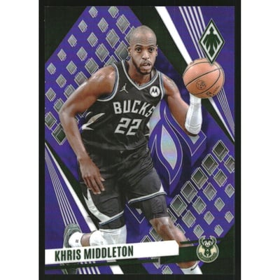 2023-24 Panini Phoenix Purple #199 Khris Middleton