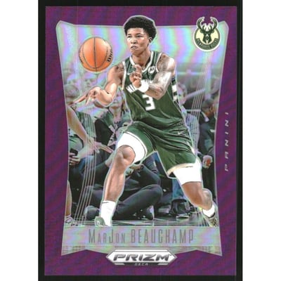 2023-24 Panini Prizm Deca Prizms Purple #44 MarJon Beauchamp
