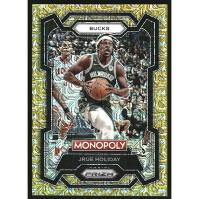 2023-24 Panini Prizm Monopoly Gold Millionaire Shimmer #51 Jrue Holiday