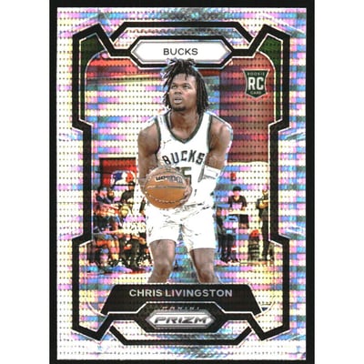 2023-24 Panini Prizm Prizms Pulsar #156 Chris Livingston