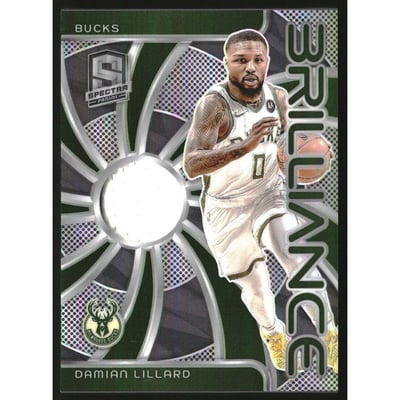 2023-24 Panini Spectra Brilliance Jerseys #9 Damian Lillard