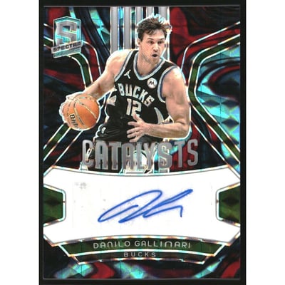 2023-24 Panini Spectra Catalysts Signatures Interstellar #11 Danilo Gallinari/75
