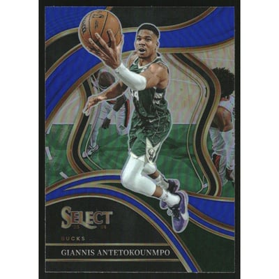 2023-24 Select Prizms Blue #260 Giannis Antetokounmpo