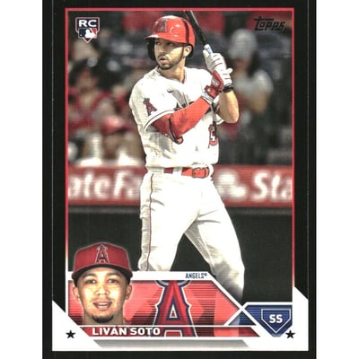 2023 Topps Black #371 Livan Soto