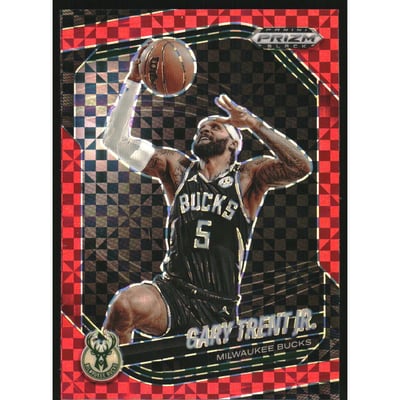 2024-25 Panini Prizm Black Prizms Red Power #232 Gary Trent Jr.