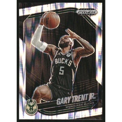 2024-25 Panini Prizm Black Prizms Skewed #232 Gary Trent Jr.