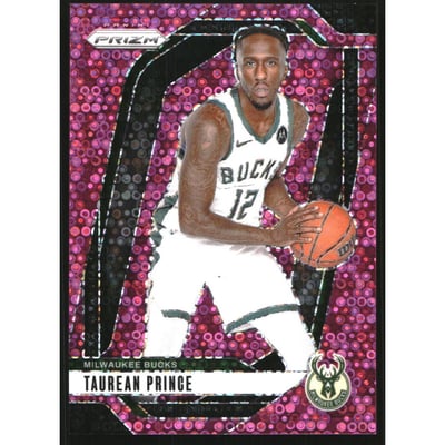2024-25 Panini Prizm Prizms Fast Break Pink #136 Taurean Prince