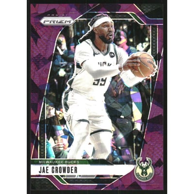 2024-25 Panini Prizm Prizms Purple Ice #35 Jae Crowder