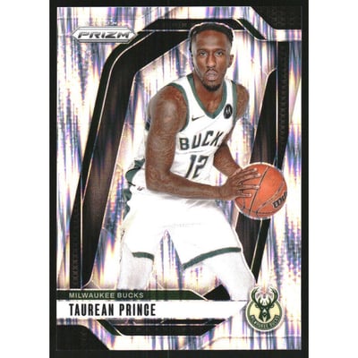 2024-25 Panini Prizm Prizms Skewed #136 Taurean Prince