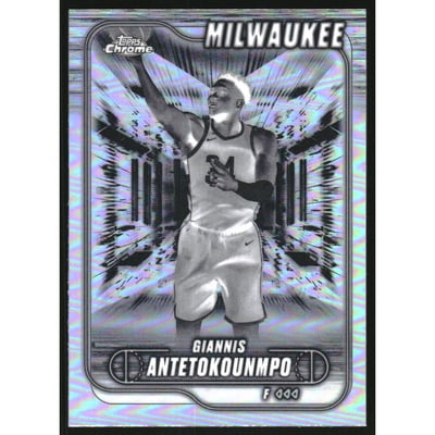2024-25 Topps Chrome Negative Refractors #41 Giannis Antetokounmpo