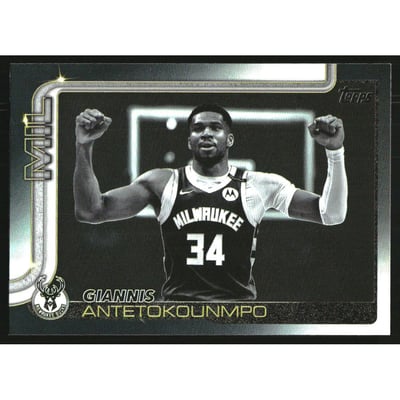 2025-26 Topps Blackout #54 Giannis Antetokounmpo