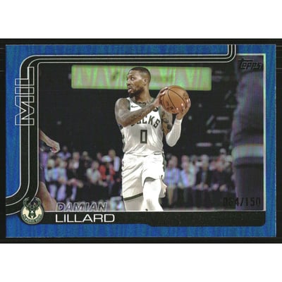 2025-26 Topps Blue Rainbow #55 Damian Lillard