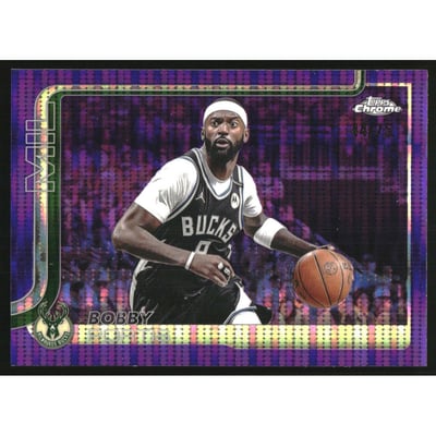 2025-26 Topps Chrome Pulsar Purple Refractors #124 Bobby Portis