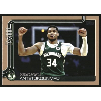 2025-26 Topps Gold #54 Giannis Antetokounmpo
