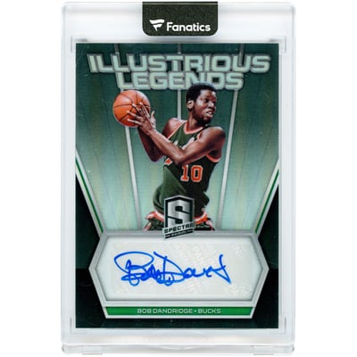 Bob Dandridge Milwaukee Bucks Autographed 2017-18 Panini Spectra Illustrious Legends #IL-BDR #43/149 Card