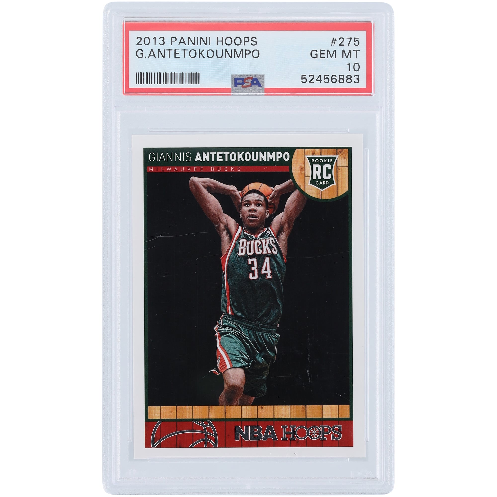 Giannis Antetokounmpo Milwaukee Bucks 2013-14 Panini Hoops #275 