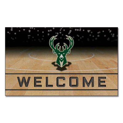 Milwaukee Bucks Logo Brands 18" x 30" Crumb Rubber Door Mat