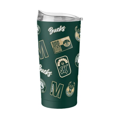  Milwaukee Bucks Logo Brands 20oz. Dreamweave Powder Coat Tumbler