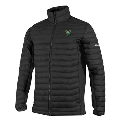 Milwaukee Bucks Columbia Powder Pass Hybrid Full-Zip Jacket - Black