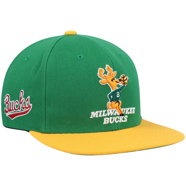Milwaukee Bucks Mitchell & Ness Hardwood Classics Core Side  display picture 2