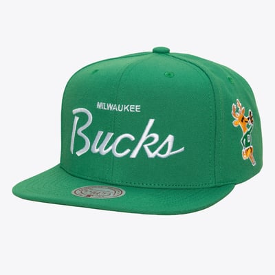 Milwaukee Bucks Mitchell & Ness Head Coach Snapback Hat - Kelly Green