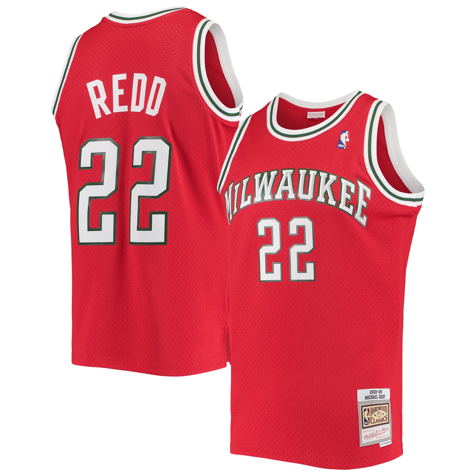 Michael Redd Milwaukee Bucks Mitchell & Ness 2008/09 Hardwood