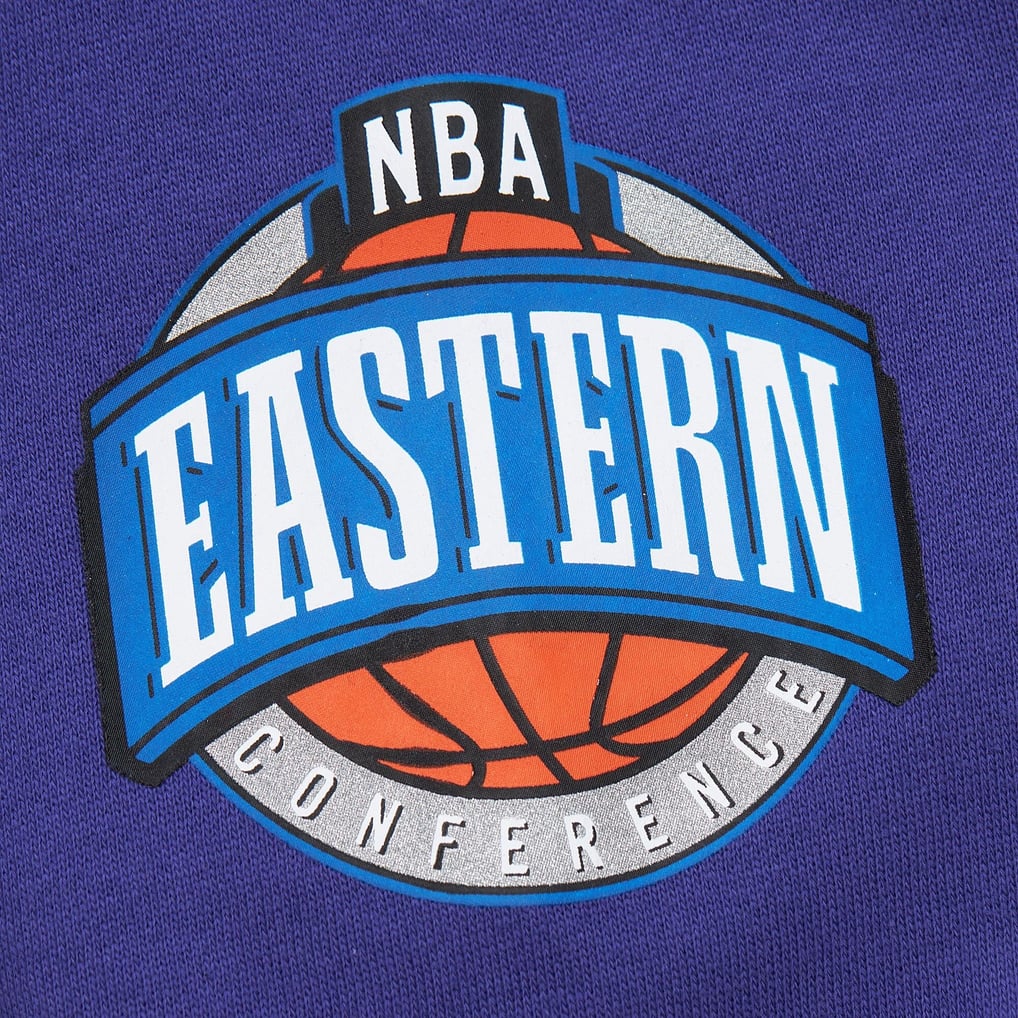 Milwaukee Bucks Mitchell & Ness Hardwood Classics There & Back 2.0 Vintage Pullover Sweatshirt - Purple