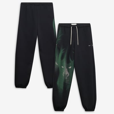 Milwaukee Bucks Nike 2026 Standard Issue Practice Icon Fleece Tapered Pants - Black
