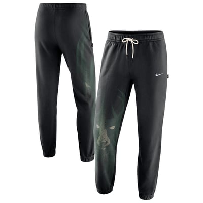 Milwaukee Bucks Nike 2026 Standard Issue Practice Icon Fleece Tapered Pants - Black