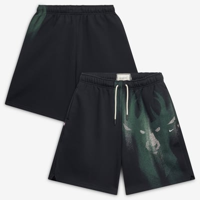 Milwaukee Bucks Nike 2026/27 Standard Issue Practice Icon 7" Fleece Shorts - Black