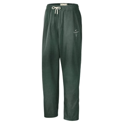 Milwaukee Bucks Nike 2026/27 Standard Issue On-Court Game Theater Loud Pants - Hunter Green