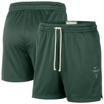 Milwaukee Bucks Nike 2026/27 Standard Issue Practice Mesh Shorts - Hunter Green