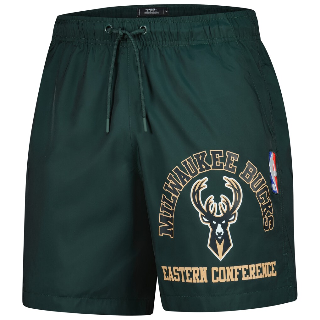 Milwaukee Bucks Pro Standard Area Code Shorts - Hunter Green