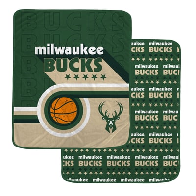 Milwaukee Bucks Pegasus Retro Baller Double-Sided 60" x 70" Ultra Cozy Blanket