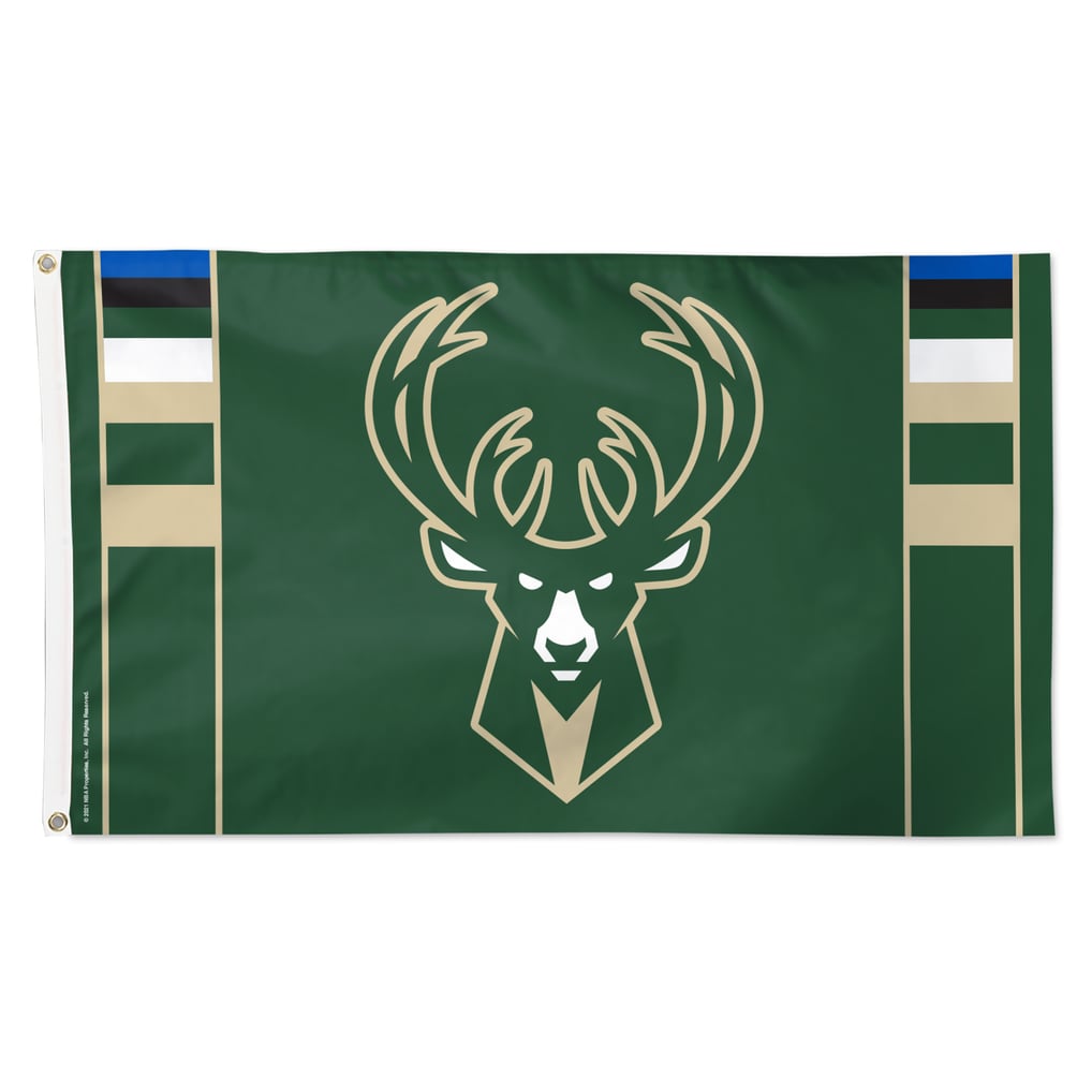Milwaukee Bucks WinCraft 3' x 5' Vertical Stripe Deluxe Single-Sided Flag