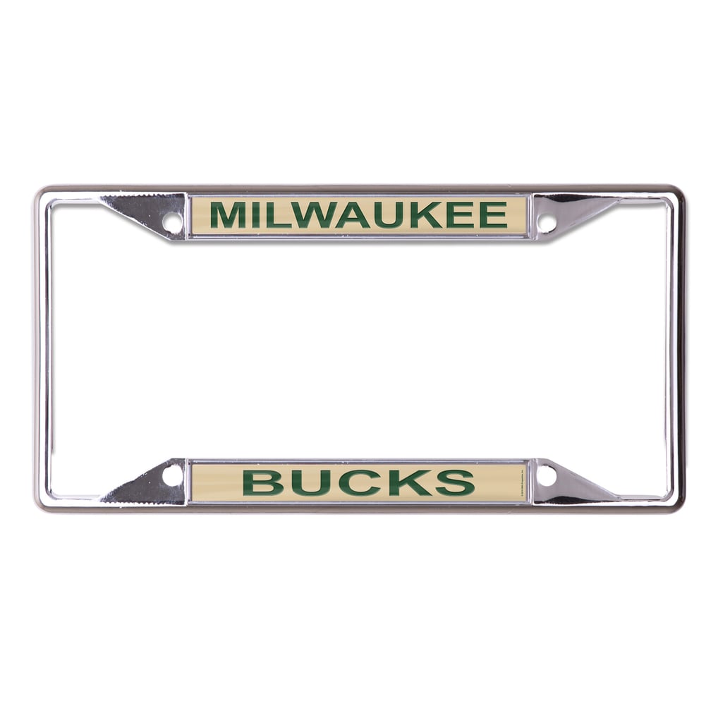 Milwaukee Bucks WinCraft Printed Metal License Plate Frame