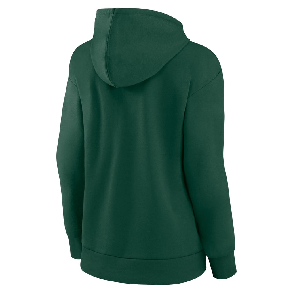 Milwaukee Bucks Women's Team Primary Logo Pullover Hoodie - Hunter Green