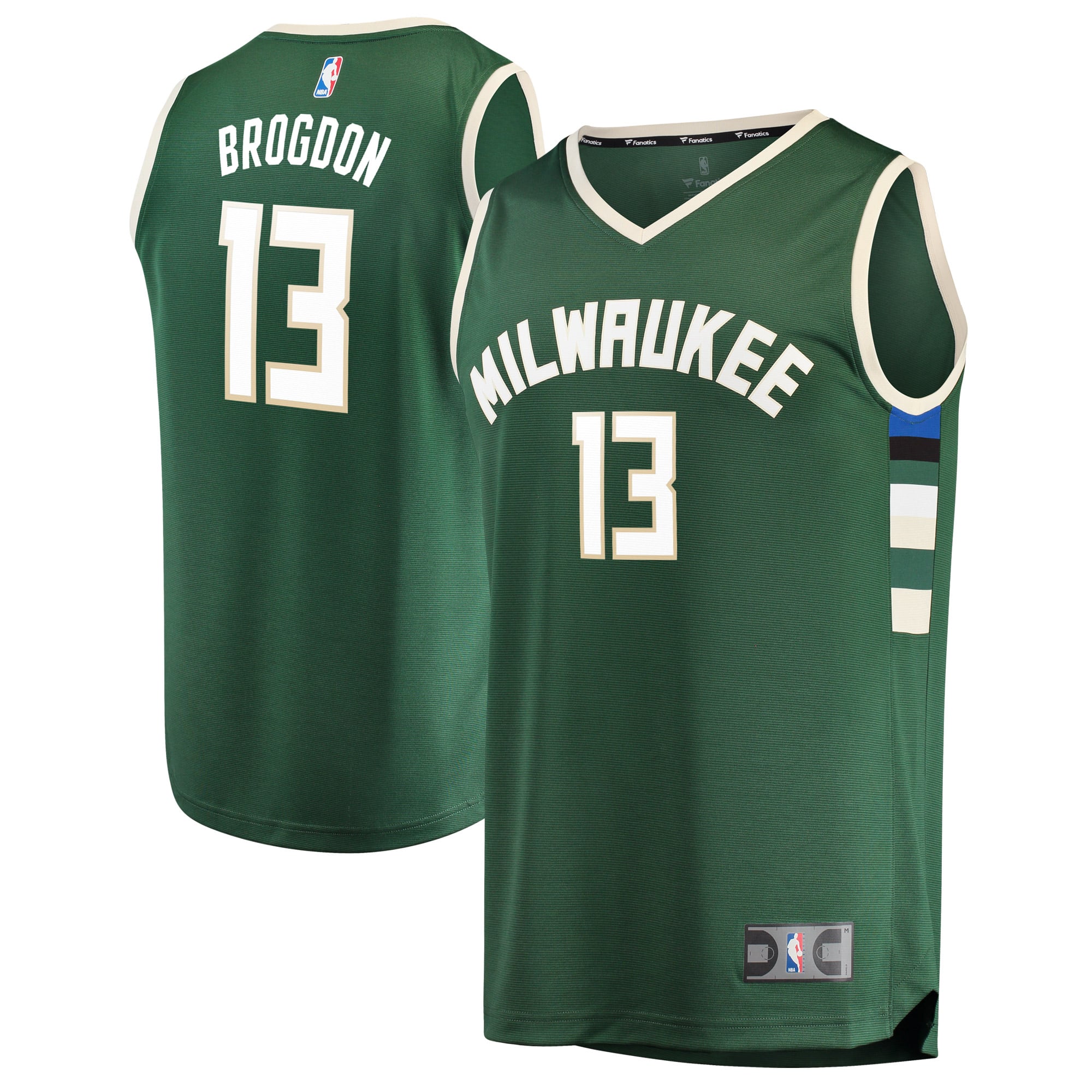 Youth Milwaukee Bucks Malcolm Brogdon Fanatics Green Fast Break
