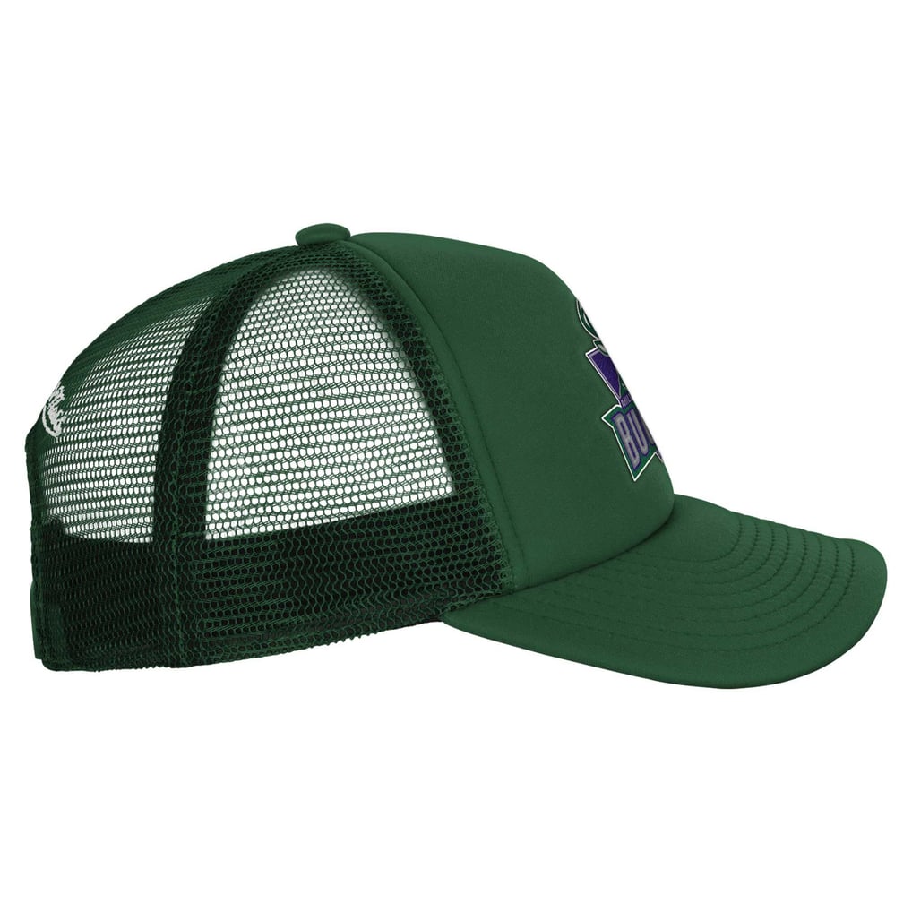 Milwaukee Bucks Mitchell & Ness Youth Core Evergreen Trucker Adjustable Hat - Hunter Green