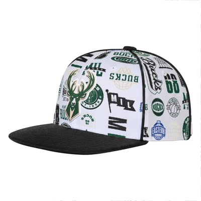 Milwaukee Bucks Outerstuff Youth Piped Up Snapback Hat - White
