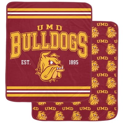 Minnesota Duluth Bulldogs Pegasus Legacy Arch Double-Sided 60" x 70" Blanket
